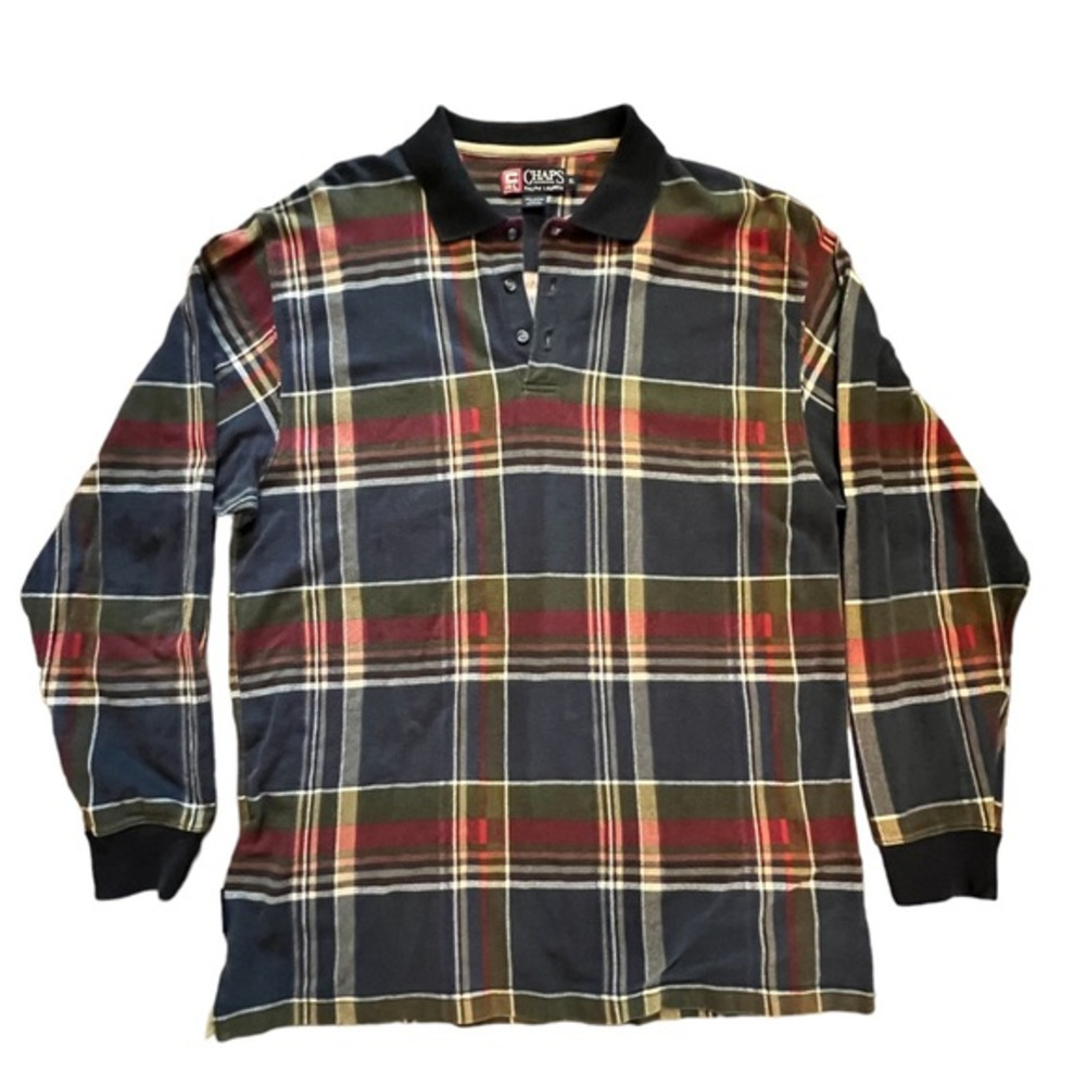 Chaps Ralph Lauren Quarter Button Up Shirt Vintage‎ 90’s D52